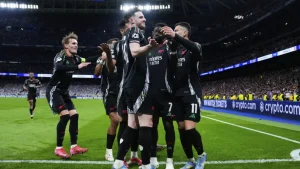 Arsenal elimina al Real Madrid y avanza a semifinales de la Champions League