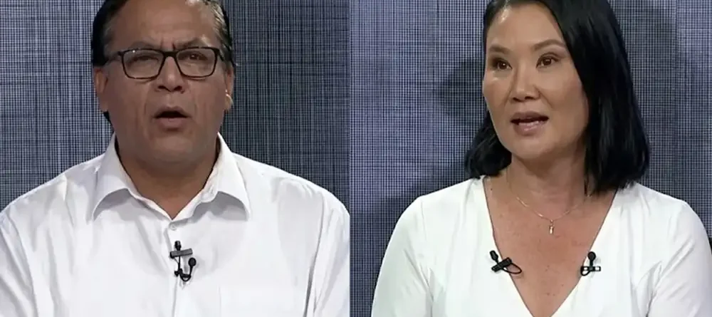 Debate presidencial: Sánchez arremete contra Keiko Fujimori por las muertes en el sur