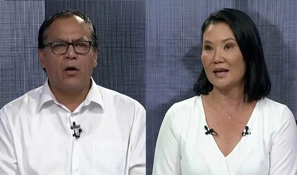 Debate presidencial: Sánchez arremete contra Keiko Fujimori por las muertes en el sur