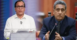 Mesías Guevara del Partido Morado en carrera a ser premier de Sánchez, así lo propone Ahora Nación