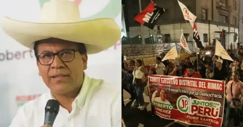 Roberto Sánchez confirma participación en marcha del 19 de junio en defensa del voto