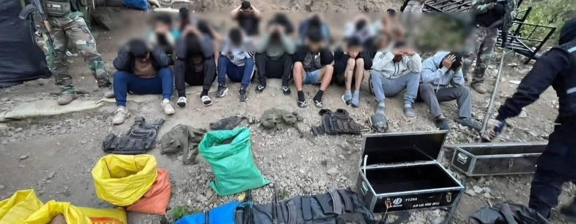 Operativo en Pataz deja 14 detenidos y decomiso de armamento de alto poder