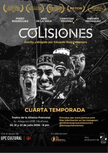 Colisiones: La obra de Eduardo Ríos Cañamero llega a la Alianza Francesa de Miraflores con una historia sobre el caos urbano