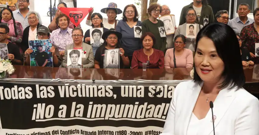 Familiares de víctimas de la dictadura fujimorista anuncian protestas contra Keiko Fujimori