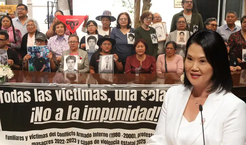 Familiares de víctimas de la dictadura fujimorista anuncian protestas contra Keiko Fujimori