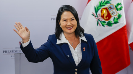 Keiko Fujimori dará su primer mensaje a la Nación al mediodía y desde el Congreso