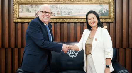 Keiko Fujimori se reúne con Julio Velarde y expresa respaldo a su continuidad en el BCR
