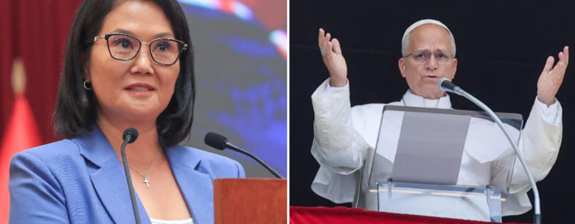 Keiko Fujimori recibe con “corazones abiertos” al papa León XIV: “Será un mensaje de esperanza para el Perú”