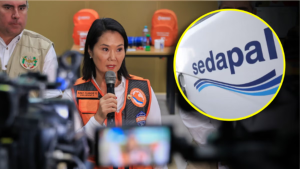 Keiko Fujimori anuncia reestructuración de Sedapal tras colapso de desagües en Villa El Salvador