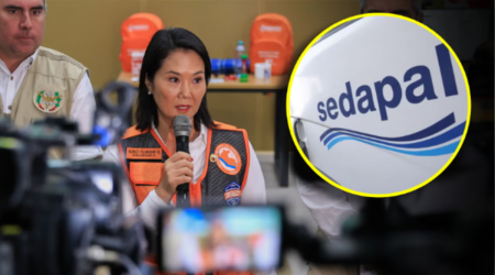 Keiko Fujimori anuncia reestructuración de Sedapal tras colapso de desagües en Villa El Salvador