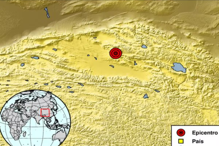 Sismo de magnitud 5.9 sacude el noroeste de China: no hay reporte de víctimas