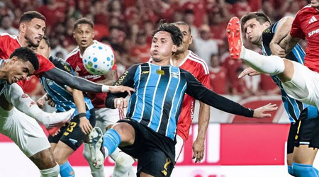 Erick Noriega juega los 90 minutos y Grêmio deja al Inter fuera de la Copa de Brasil