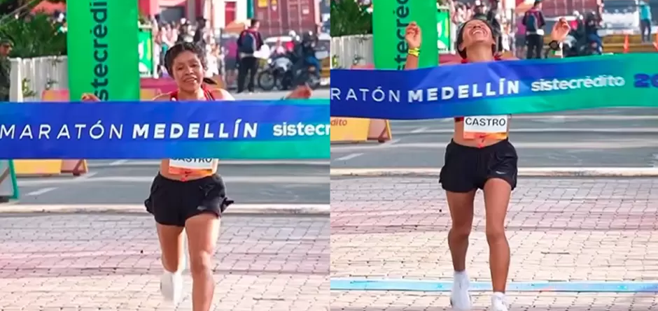 Perú toma Medellín: Deysi Castro gana la maratón y el fondismo nacional vuelve a subir al podio