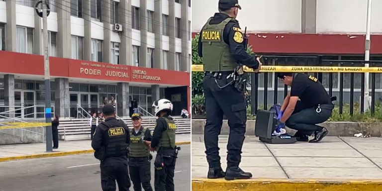 Amenaza frente a sede judicial del Callao activa operativo policial y obliga al Poder Judicial a tomar medidas de seguridad
