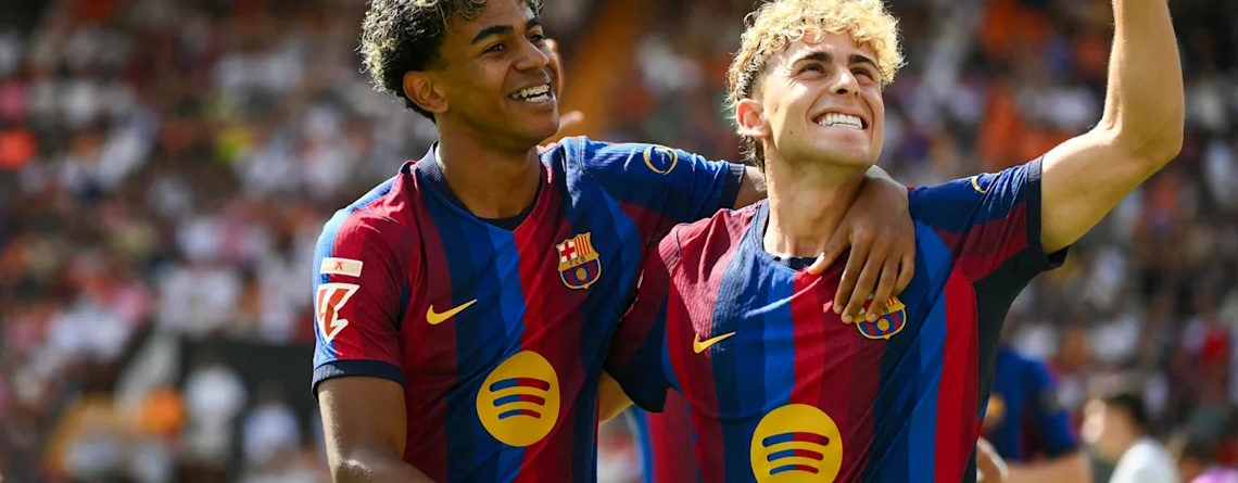 Barcelona golea 5-0 al Valencia y firma su tercera manita consecutiva en La Liga
