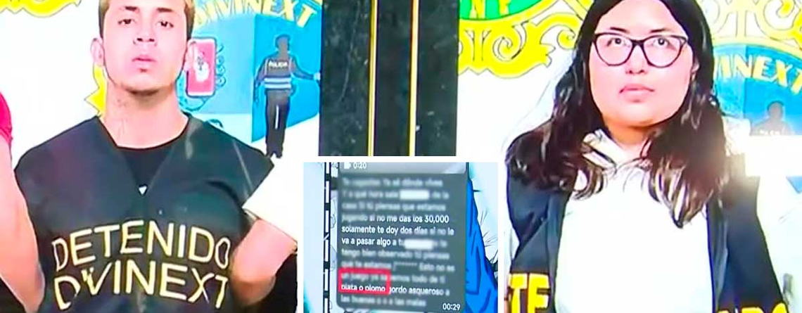 Tiktoker y su pareja son detenidos tras presunta extorsión con video íntimo