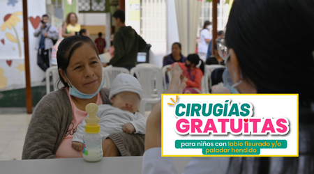 INSN Breña anuncia cirugías gratuitas para niños con labio fisurado y paladar hendido