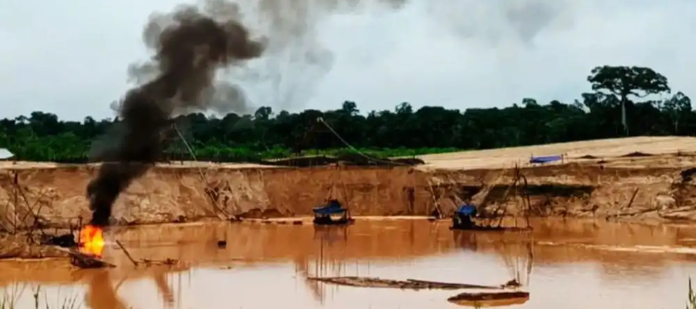Golpe en Madre de Dios: destruyen equipos vinculados a la minería ilegal valorizados en S/8,3 millones
