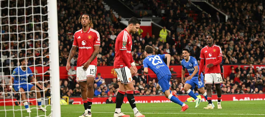 Carabo Cup: Manchester United eliminado por Brighton