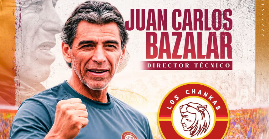 Los Chankas apuesta nuevamente por Juan Carlos Bazalar para salir del mal momento