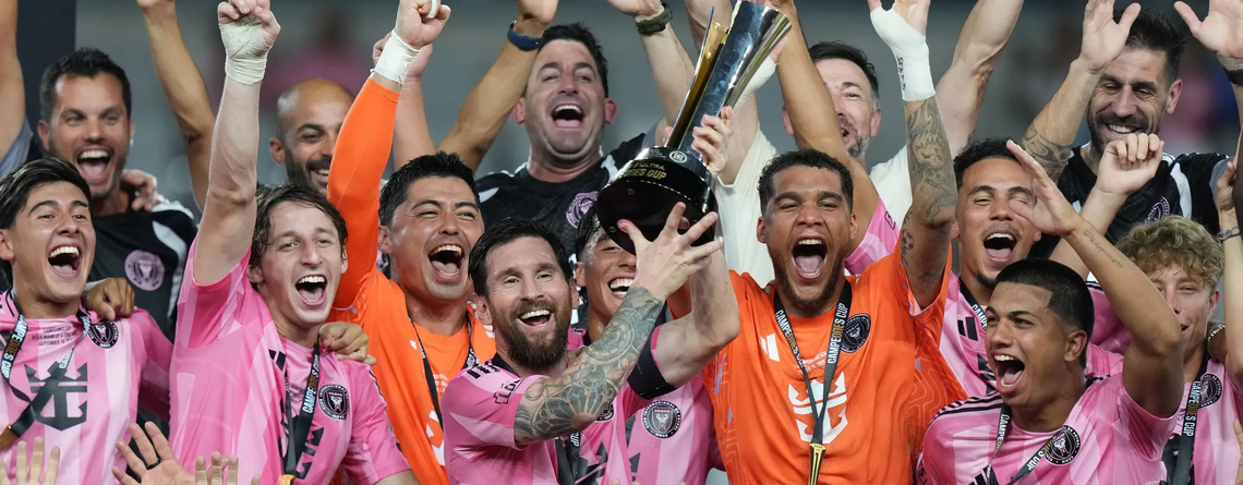 Messi alcanza los 100 goles con Inter Miami y celebra con un nuevo título