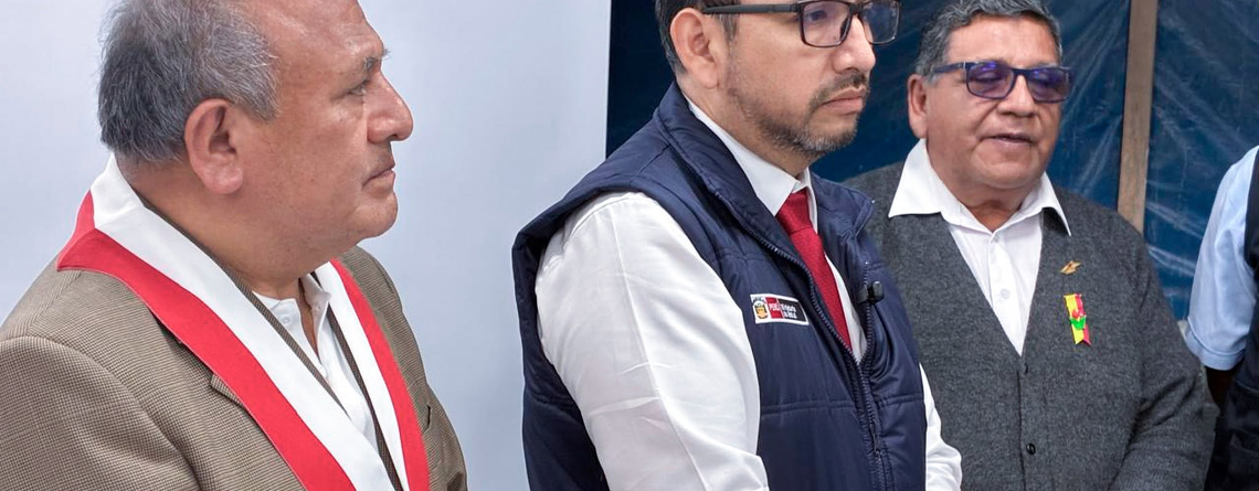Walter Gagó fiscaliza hospital inconcluso y situación fronteriza durante visita a Tacna