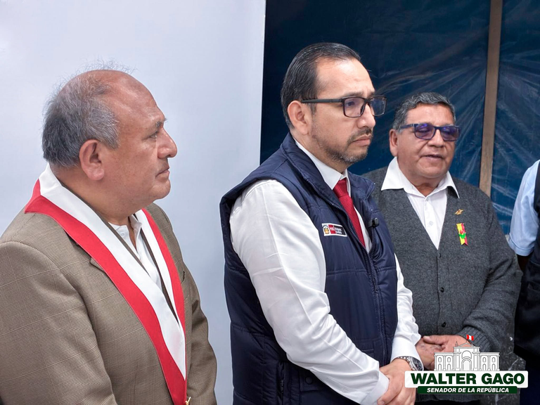 Walter Gagó fiscaliza hospital inconcluso y situación fronteriza durante visita a Tacna