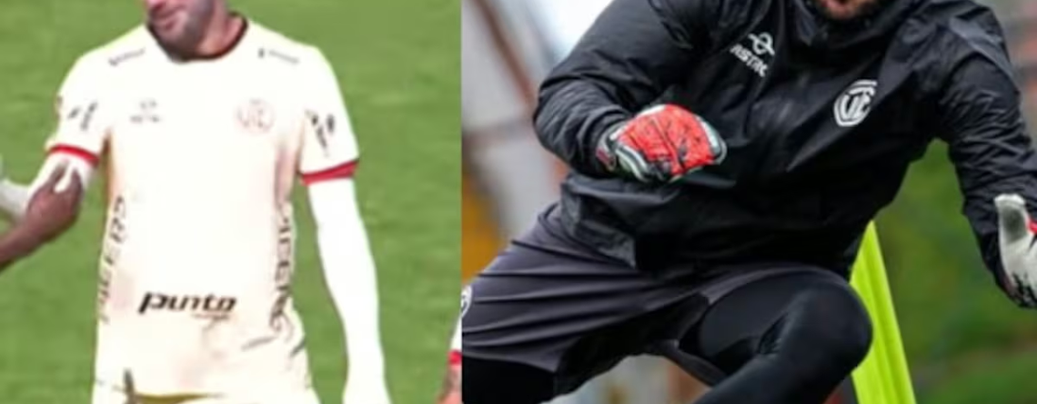 Ignacio Barrios dejó el arco y debutó como delantero de UTC ante Sport Huancayo