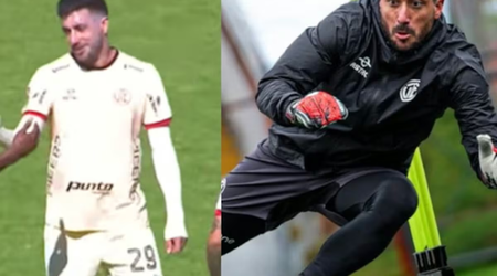 Ignacio Barrios dejó el arco y debutó como delantero de UTC ante Sport Huancayo