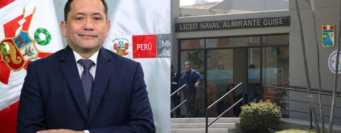 Minedu encarga a Luis Alemán la dirección del Liceo Naval Almirante Guise