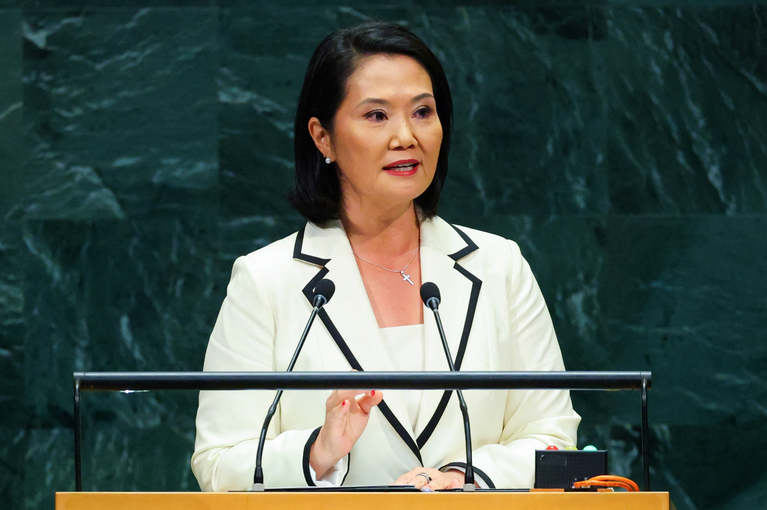 Keiko Fujimori ante la ONU: crimen organizado, defensa de militares y un llamado a respetar la soberanía