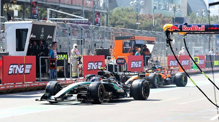 F1: dominó las dos prácticas libres en Bakú Russell