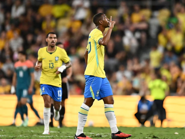 Rayan salvó a Brasil en el descuento y empataron con Australia