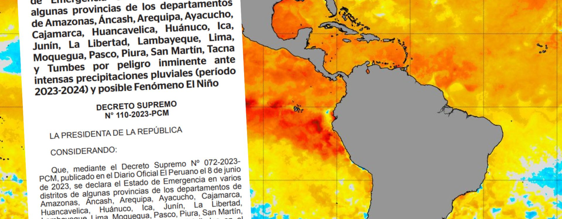 El Niño pone en alerta al Perú: Gobierno declara emergencia en 893 distritos