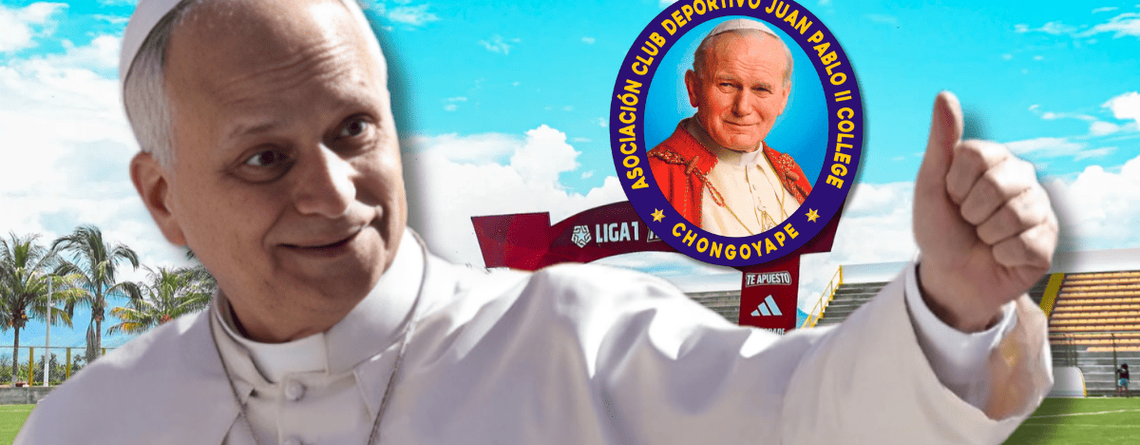 Juan Pablo II lleva el homenaje a León XIV a una camiseta conmemorativa