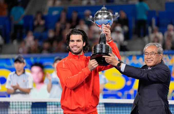 Alcaraz venció a Lehecka y es bicampeón del ATP 500 de Tokio