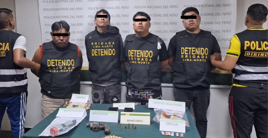 PNP detiene a cuatro sujetos durante operativo en San Martín de Porres