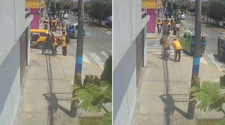 ¡Héroe a la salida del colegio! Escolar enfrenta a sujeto que intentó llevarse a una adolescente en el Callao