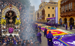 ¡Lima se viste de fe! Plaza Mayor lucirá alfombras florales por el segundo recorrido del Señor de los Milagros