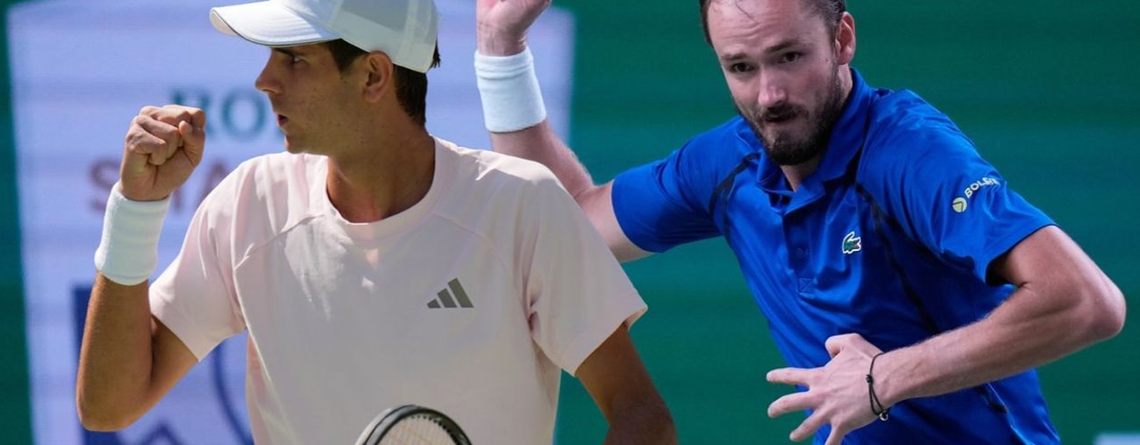 Medvedev y Jódar se enfrentarán en semifinales de Shanghái