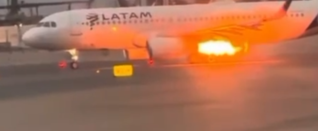 Momentos de terror en el Jorge Chávez: avión de LATAM registra fuego antes de despegar rumbo a Piura