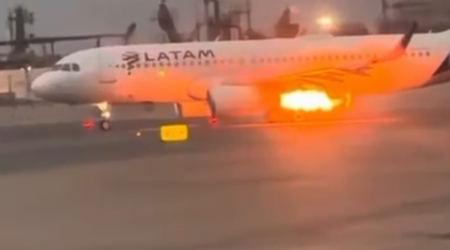Momentos de terror en el Jorge Chávez: avión de LATAM registra fuego antes de despegar rumbo a Piura