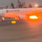 Momentos de terror en el Jorge Chávez: avión de LATAM registra fuego antes de despegar rumbo a Piura