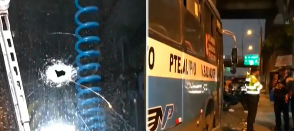 ¡Ataque a balazos contra bus de Nuevo Perú! Chofer se salva de morir en plena Vía de Evitamiento