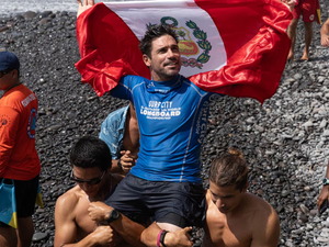 Piccolo Clemente es bicampeón mundial ISA de longboard en El Salvador