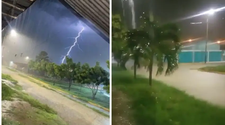 Fuertes lluvias y tormentas eléctricas inundan calles y viviendas en Tumbes
