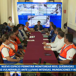 Municipalidad de Lima inaugura Sala de Crisis para monitorear riesgos ante el fenómeno El Niño