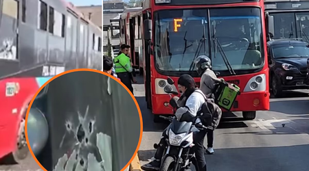Atacan a balazos bus de El Rápido en el Cercado de Lima y conductor resulta herido