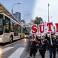 Metropolitano modifica las rutas A y C por protesta del SUTEP en el Centro de Lima