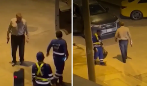 De reclamar por la basura a terminar detenido: expolicía amenaza a trabajadores con una pistola en Miraflores